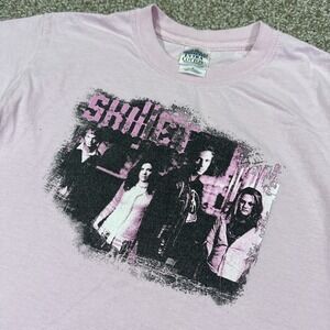 Skillet Band Shirt Pink Sz Small Grunge Graphic Print Y2K 2000 Rock Rare Variant